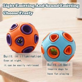 Dog Rubber Ball With Bell Sound, 2-Pack, Interactive Pet Chew Toy For Puppies And Small Dogs (Option: Two Large Balls)